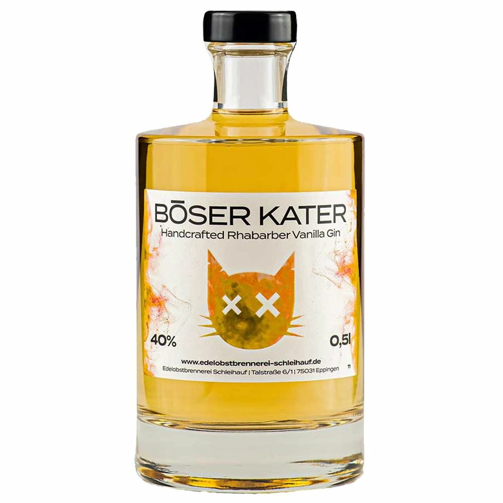 Böser Kater Rhabarber Vanilla Gin 1 Böser Kater Rhabarber Vanilla Gin