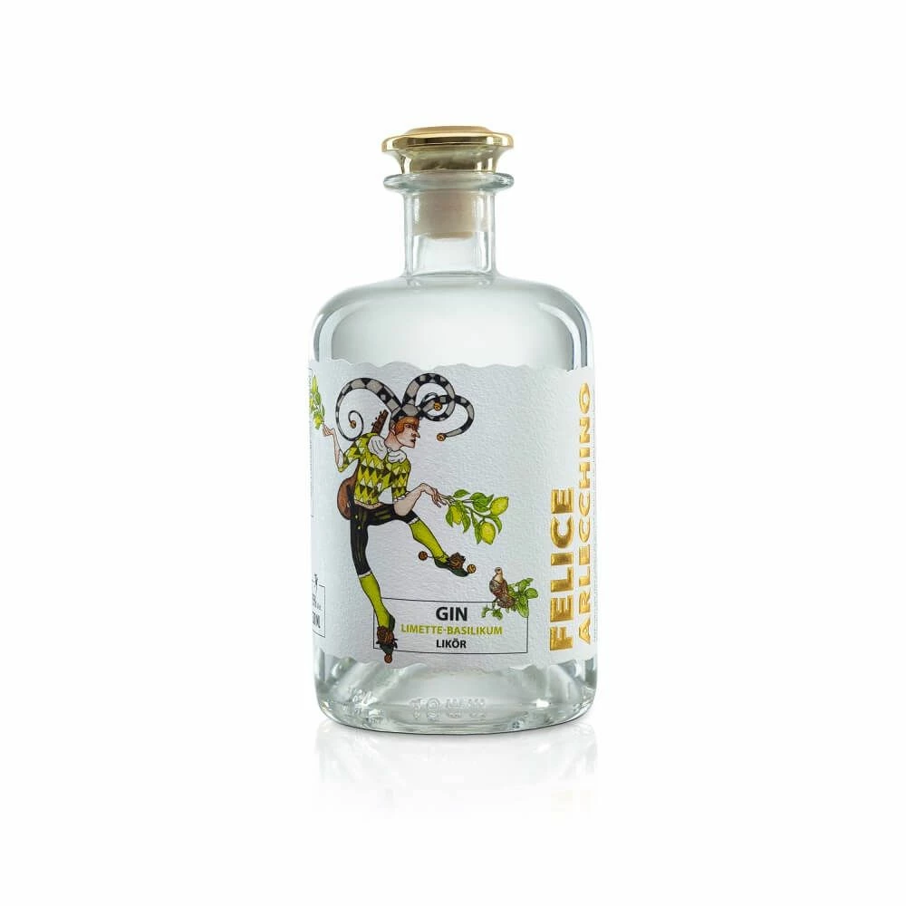 Felice Arlecchino Gin Limette-Basilikum Likör 1 Felice Arlecchino Gin Limette-Basilikum Likör