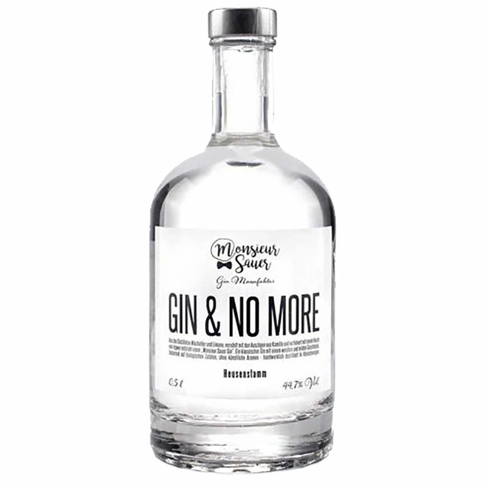 Monsieur Sauer Gin & No More 1 Monsieur Sauer Gin & No More