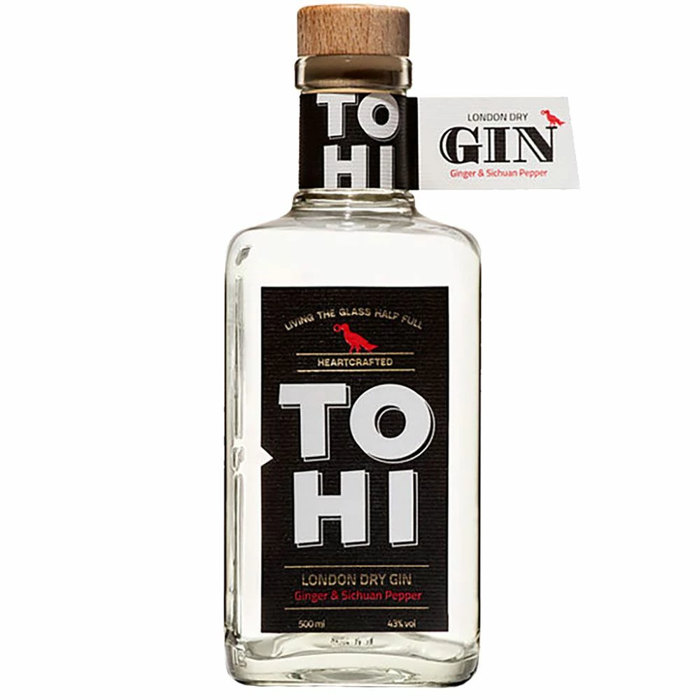 Tohi Ginger & Sichuan Pepper London Dry Gin 1 Tohi Ginger & Sichuan Pepper London Dry Gin